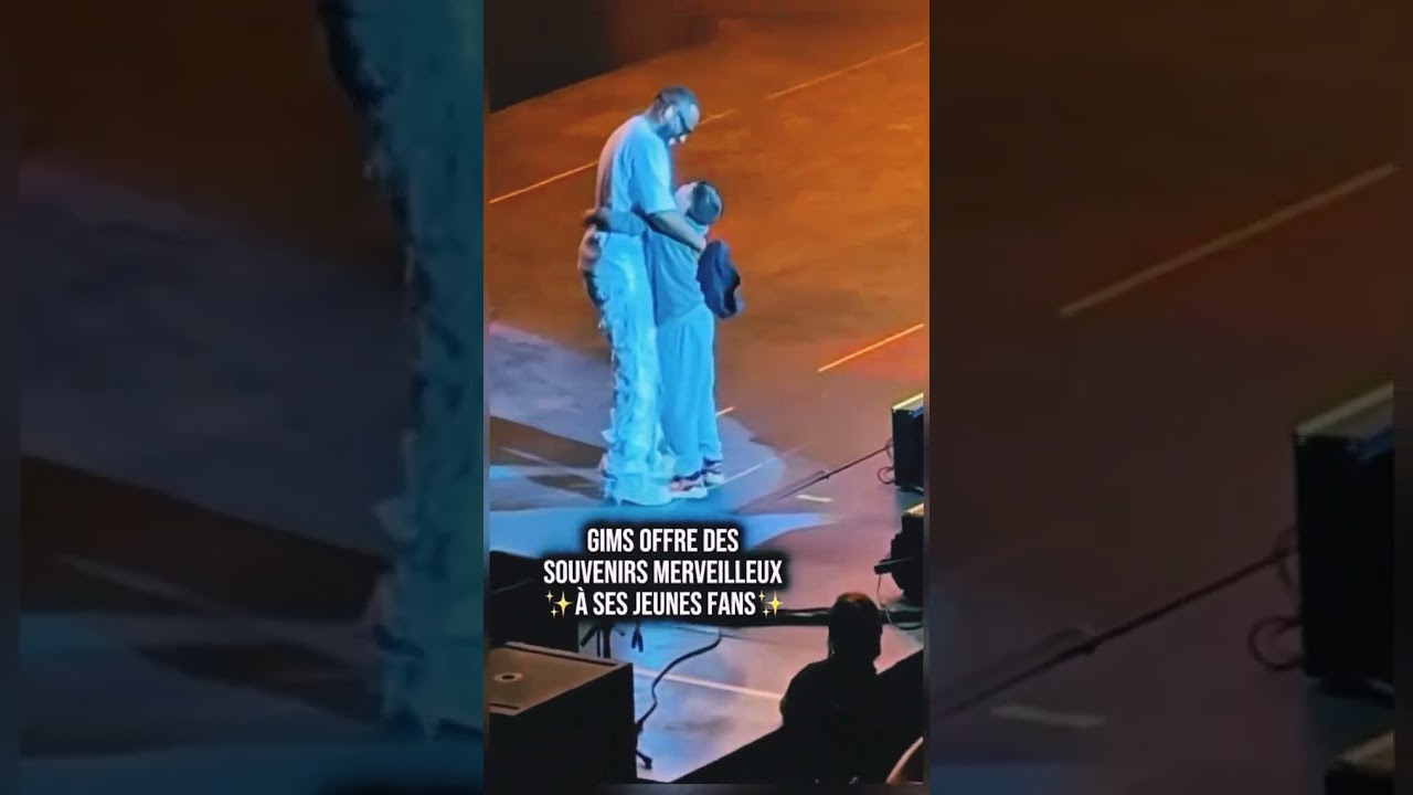 Gims offre de très bon souvenir à des fans #cherifdurap #rap #rapfrancais #gims #concert