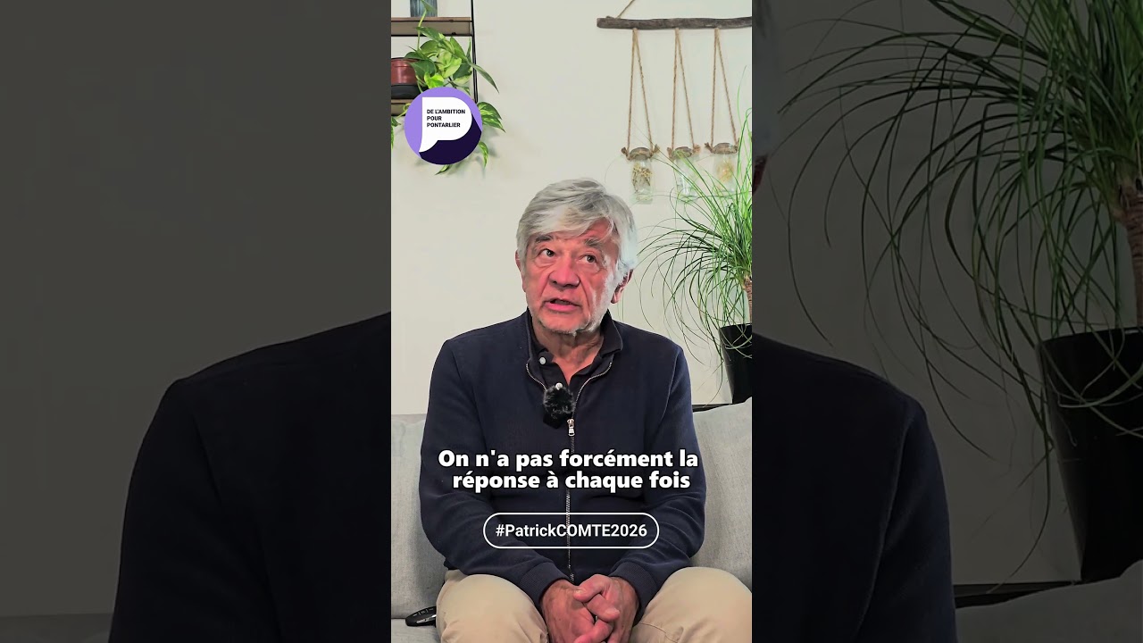 Pontarlier municipales 2026 - Les visages de l’Ambition pour Pontarlier – Philippe Klein