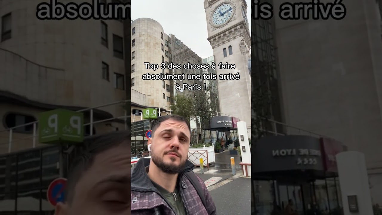 Top 3 des choses à faire à Paris ! #guide #travel #top #paris #france #humour