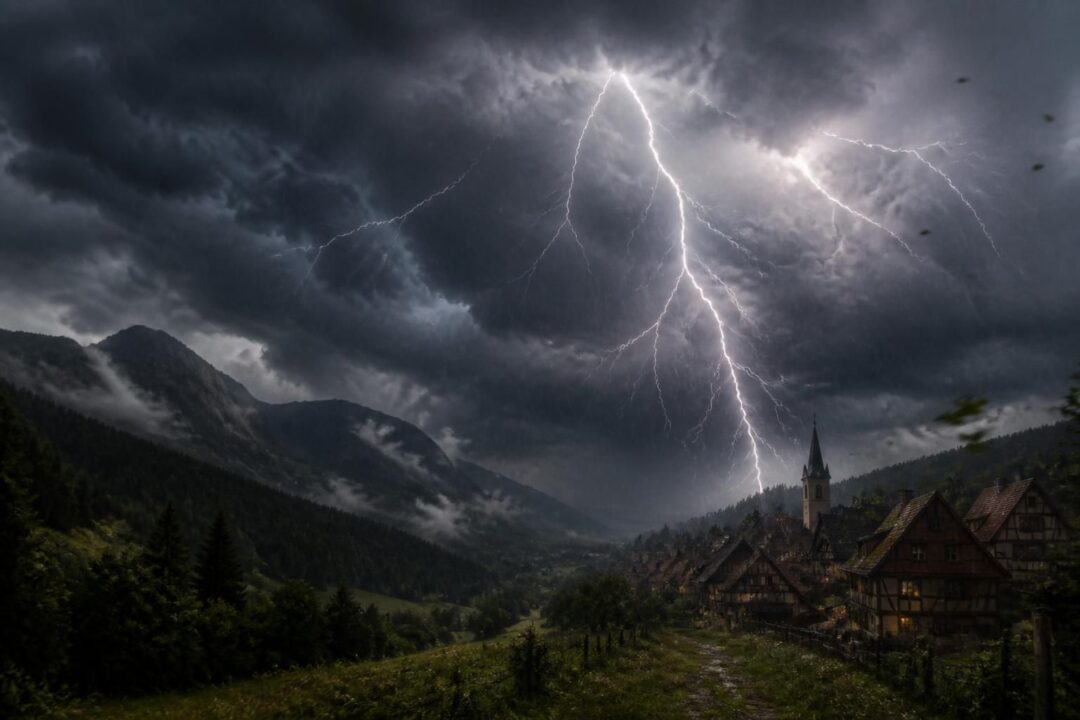 orages violents en france : vigilance renforcée dans 51 départements, des pyrénées à l'alsace, avec des risques importants de fortes pluies, vents violents et grêle. restez informé et prenez les précautions nécessaires.
